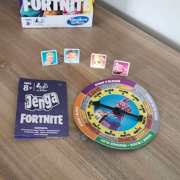 🧱🎮 Jenga: Fortnite Edition – Multicolor Tower Game Classic Stacking Video Game - Picture 7 of 16